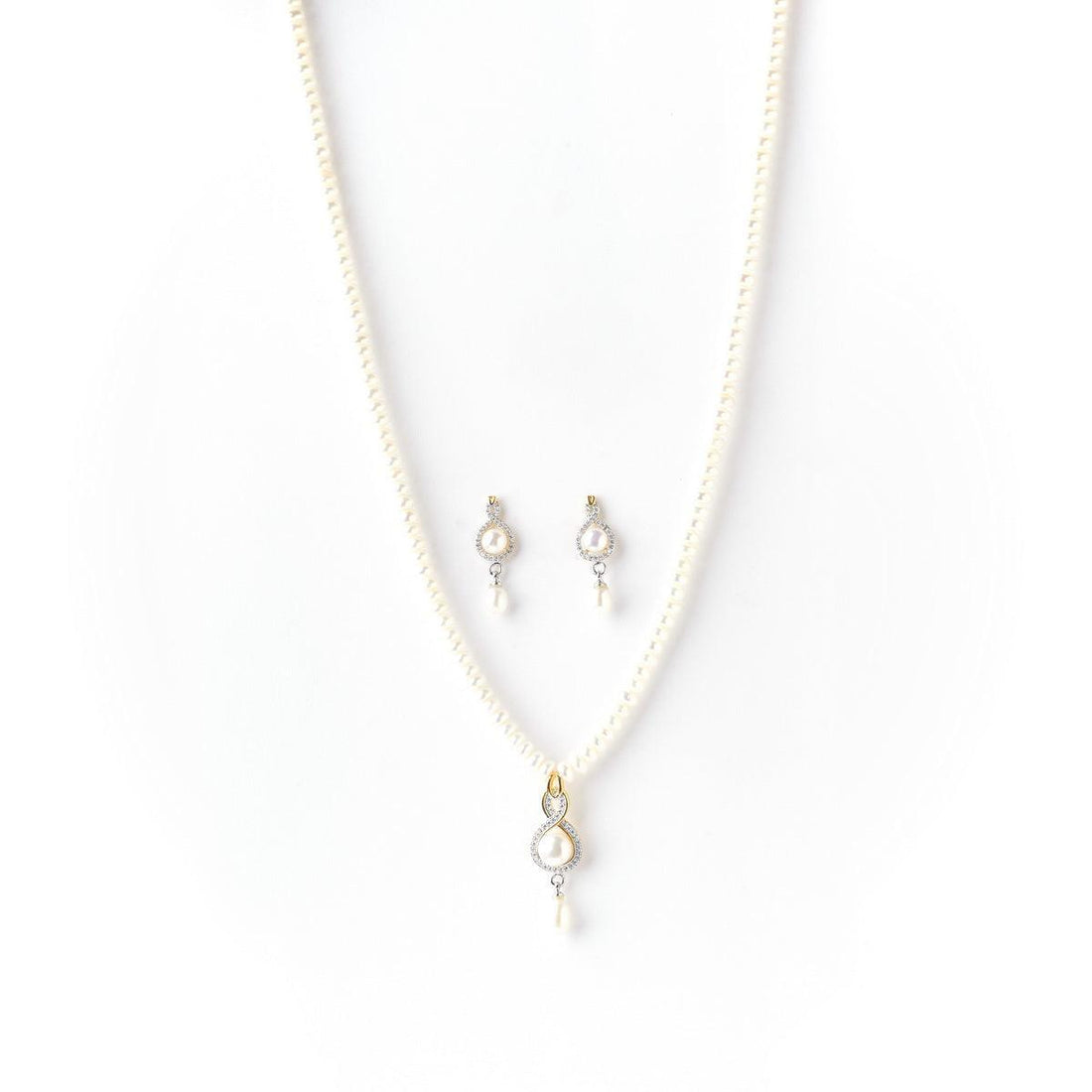 Trendy Real Pearl Necklace Set - Chandrani Pearls