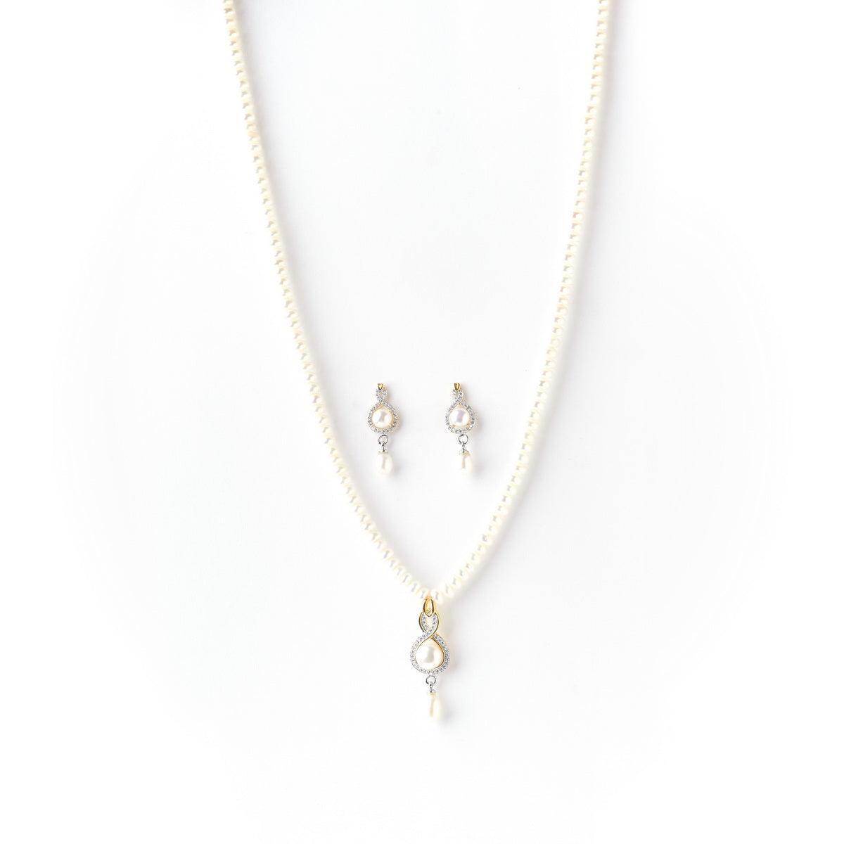 Trendy Real Pearl Necklace Set - Chandrani Pearls