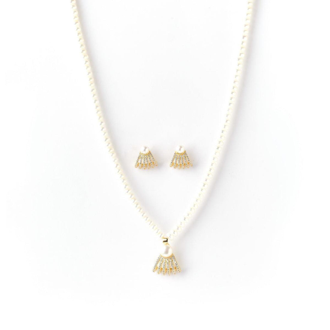 Trendy Real Pearl Necklace Set - Chandrani Pearls