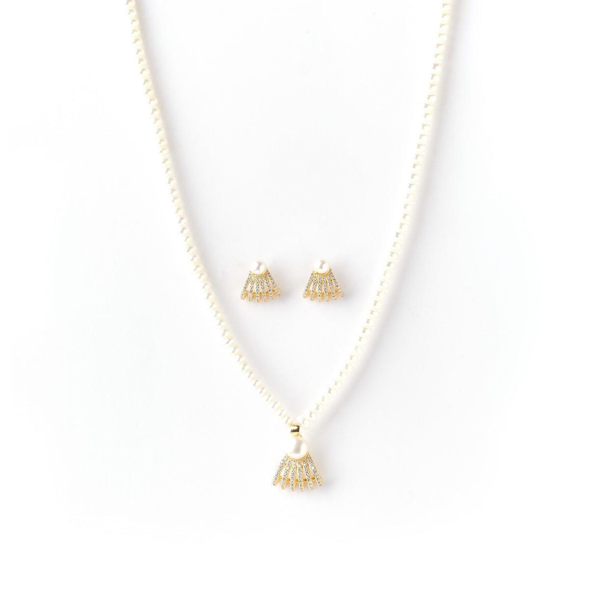 Trendy Real Pearl Necklace Set - Chandrani Pearls