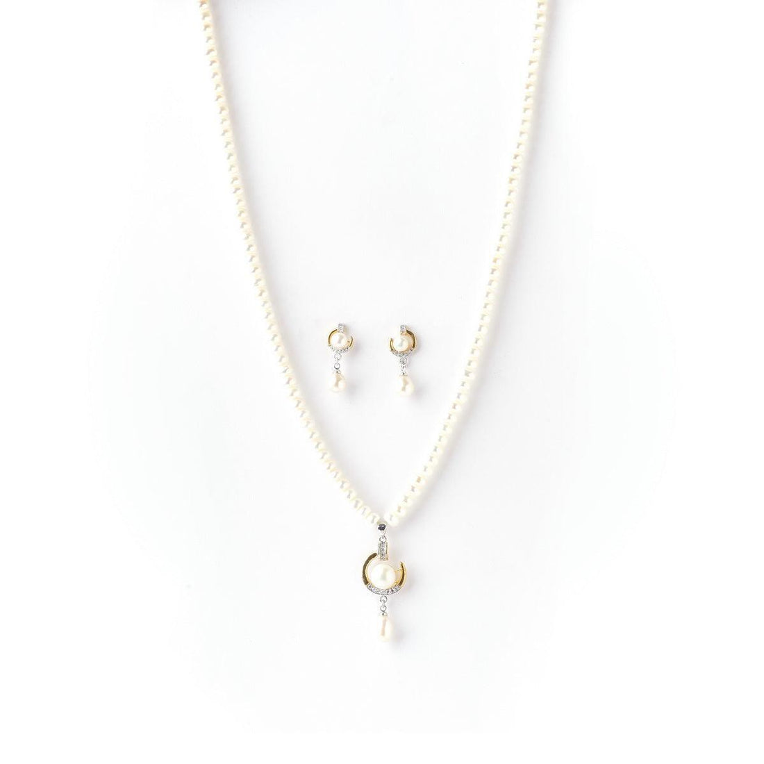 Trendy Real Pearl Necklace Set - Chandrani Pearls