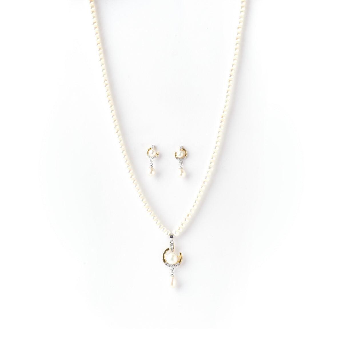 Trendy Real Pearl Necklace Set - Chandrani Pearls