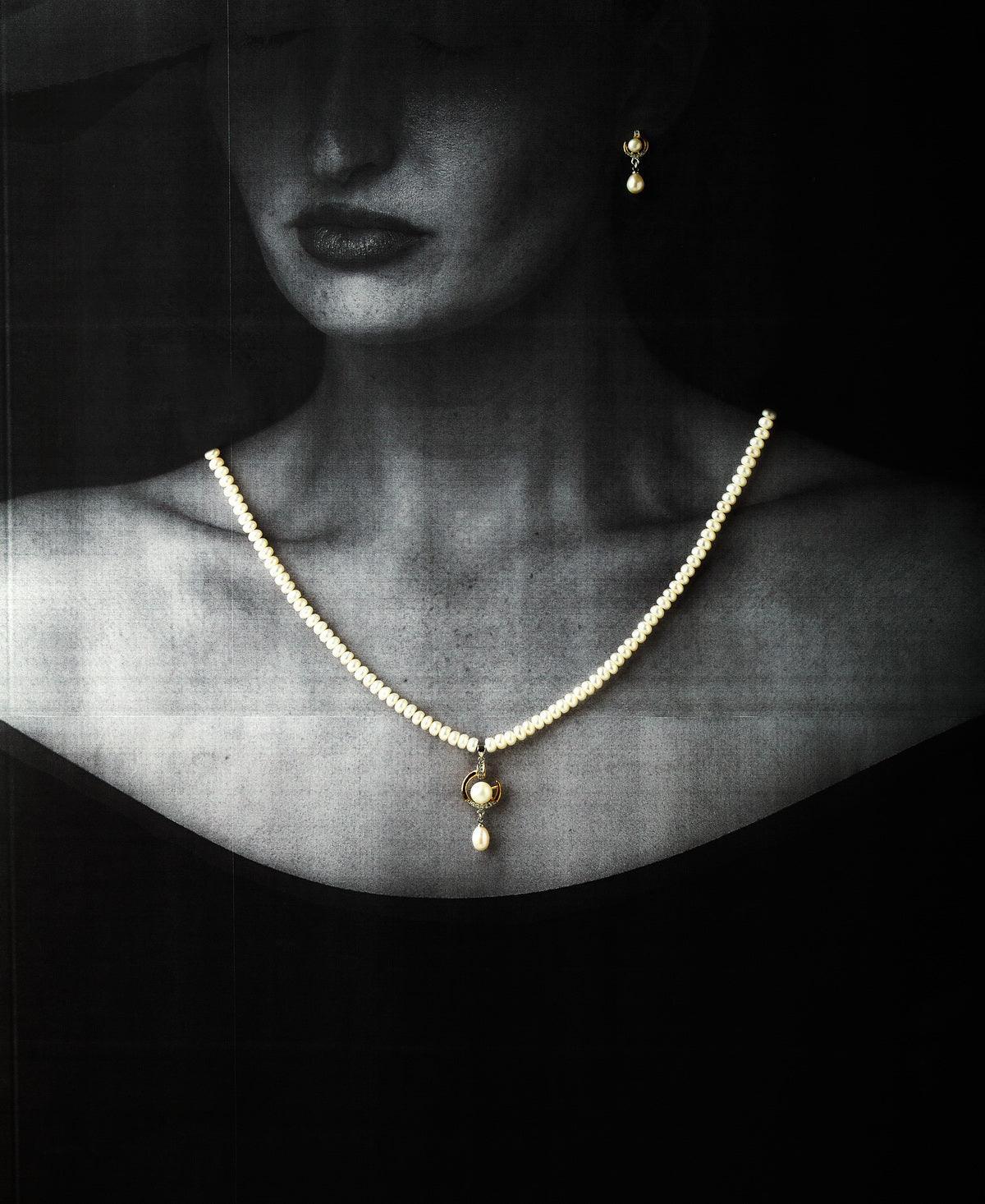 Trendy Real Pearl Necklace Set - Chandrani Pearls