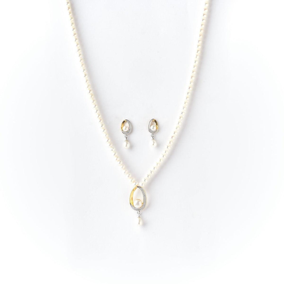Trendy Real Pearl Necklace Set - Chandrani Pearls