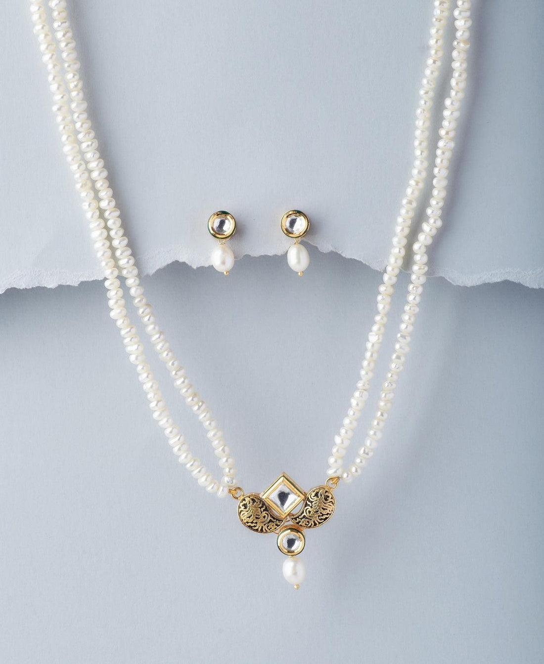 Trendy Real Pearl Necklace Set - Chandrani Pearls