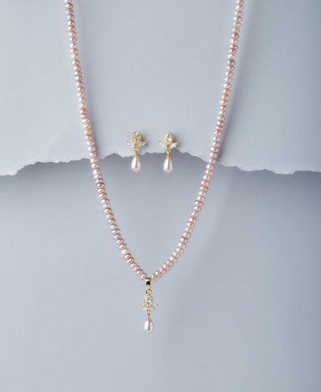 Trendy Real Pearl Necklace Set - Chandrani Pearls