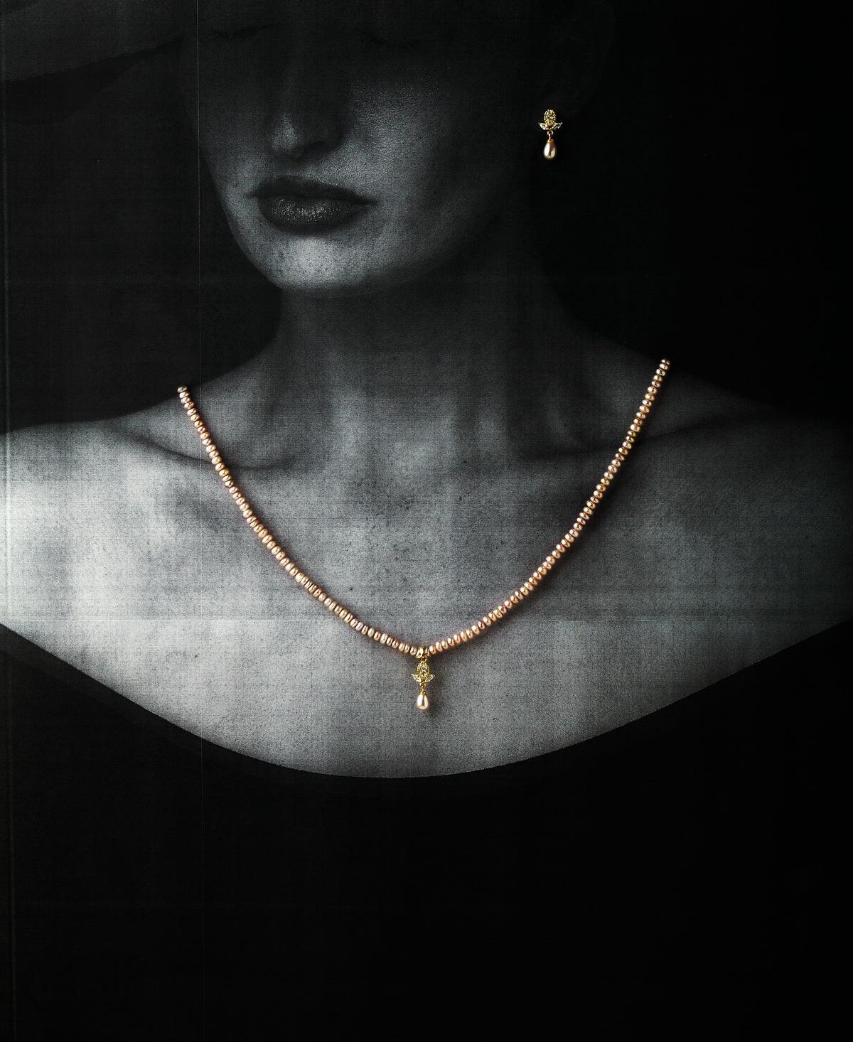 Trendy Real Pearl Necklace Set - Chandrani Pearls