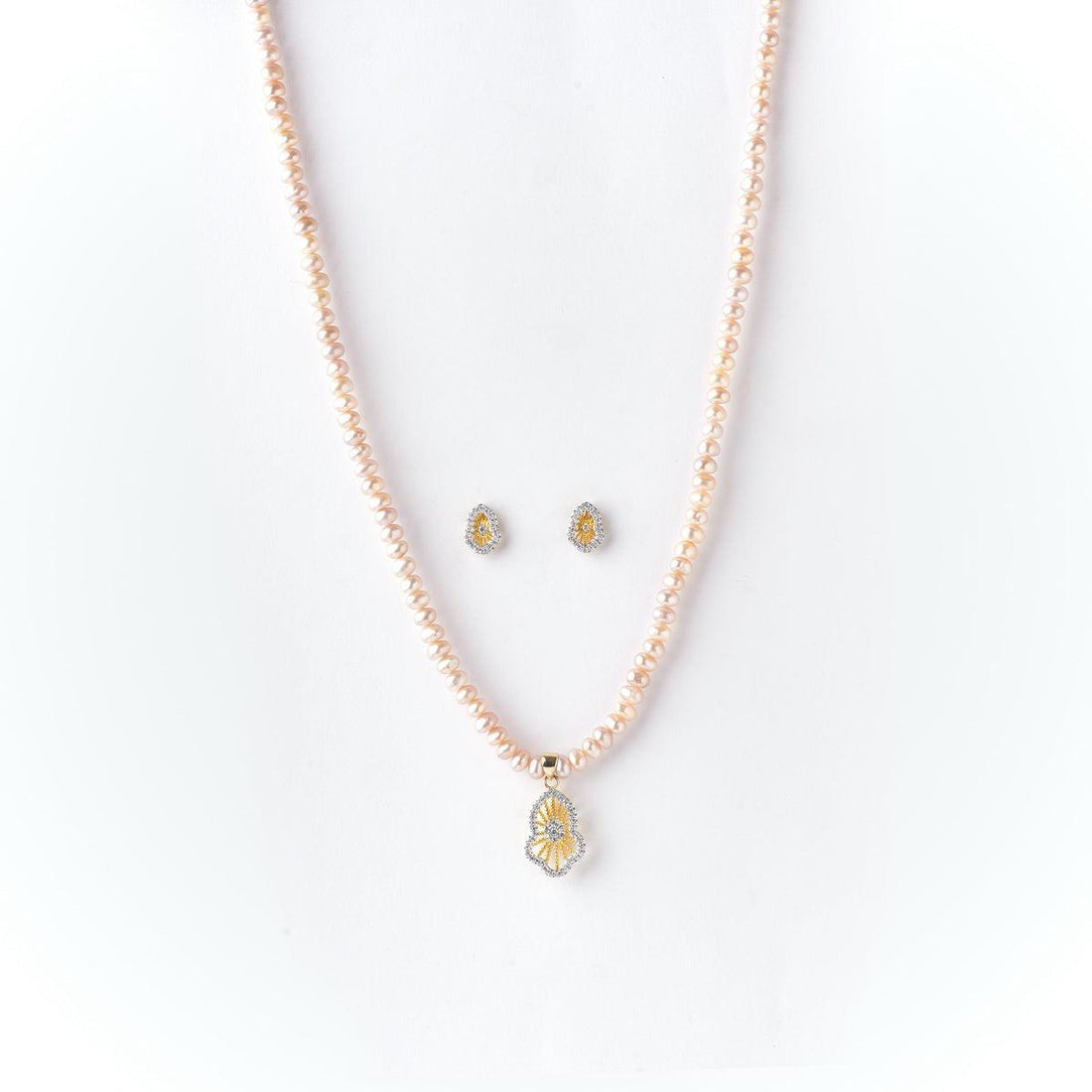 Trendy Real Pearl Necklace Set - Chandrani Pearls