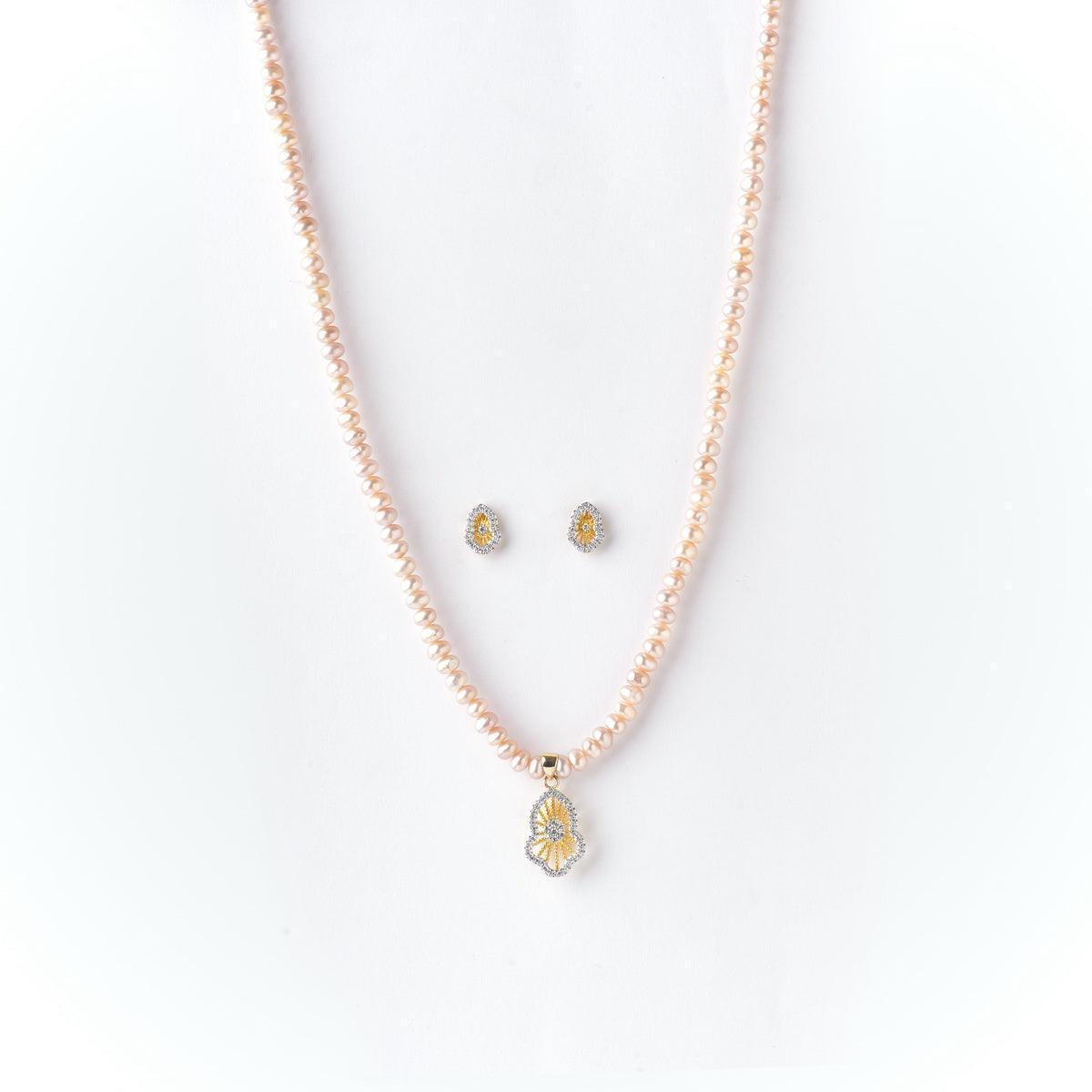 Trendy Real Pearl Necklace Set - Chandrani Pearls