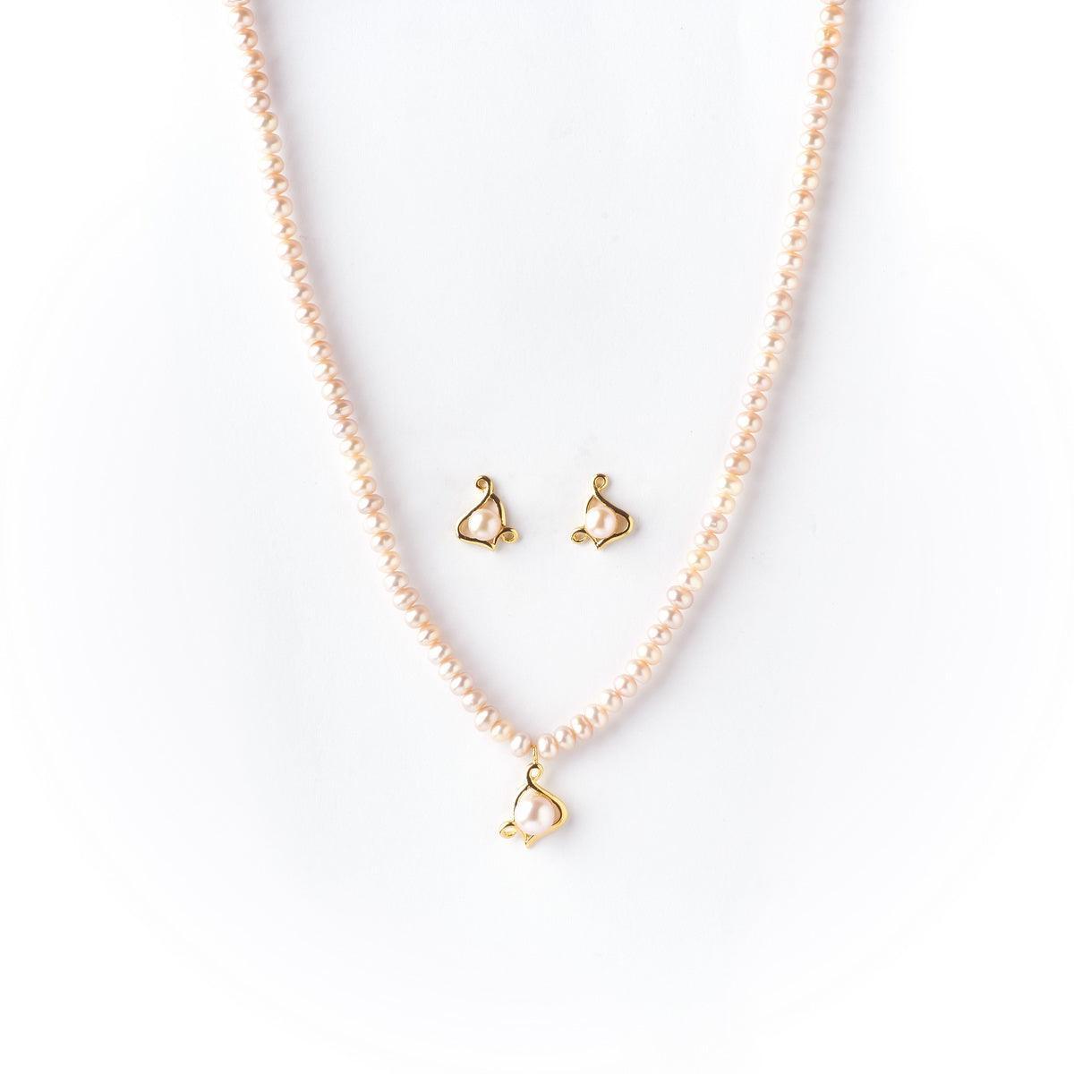 Trendy Real Pearl Necklace Set - Chandrani Pearls