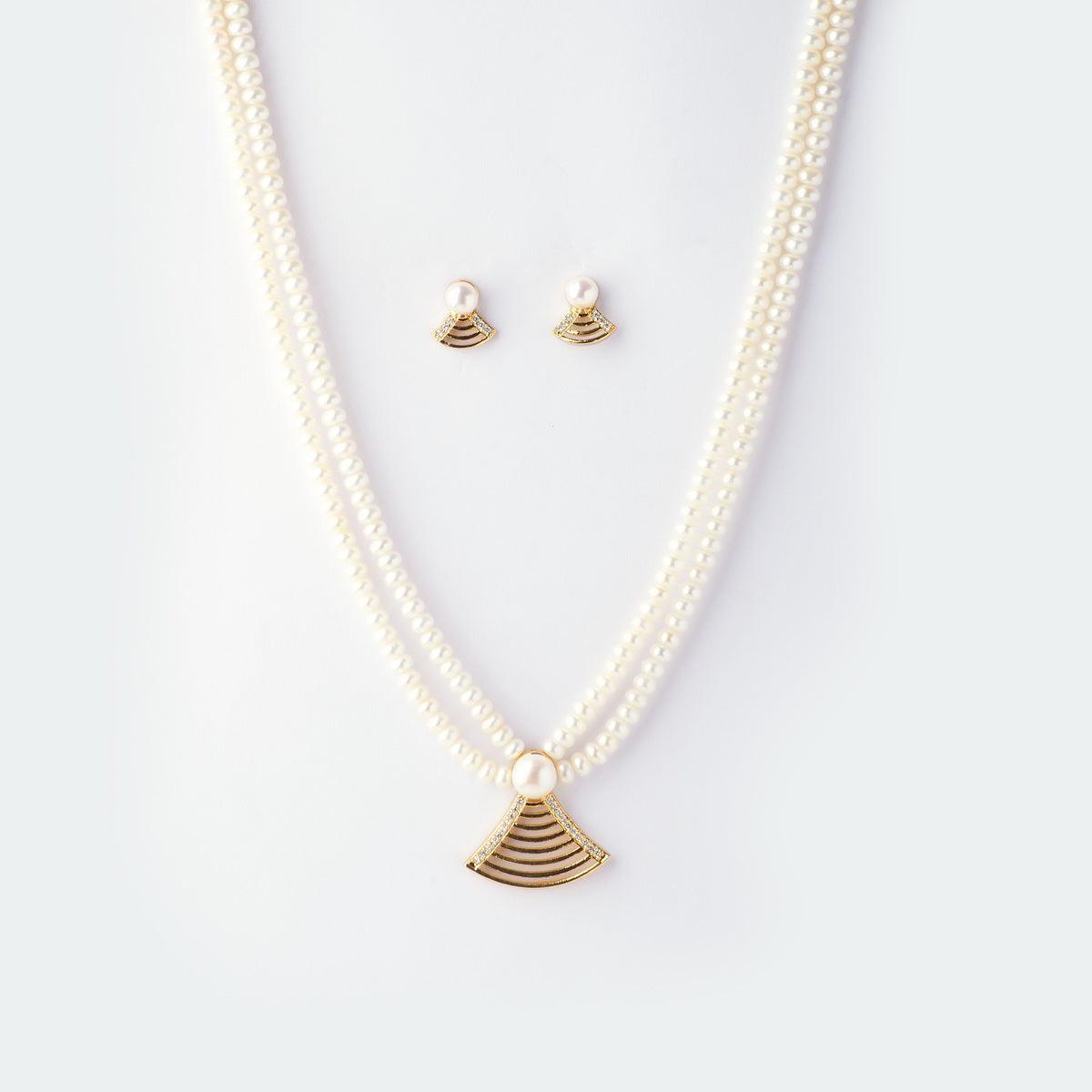 Trendy Real Pearl Necklace Set - Chandrani Pearls