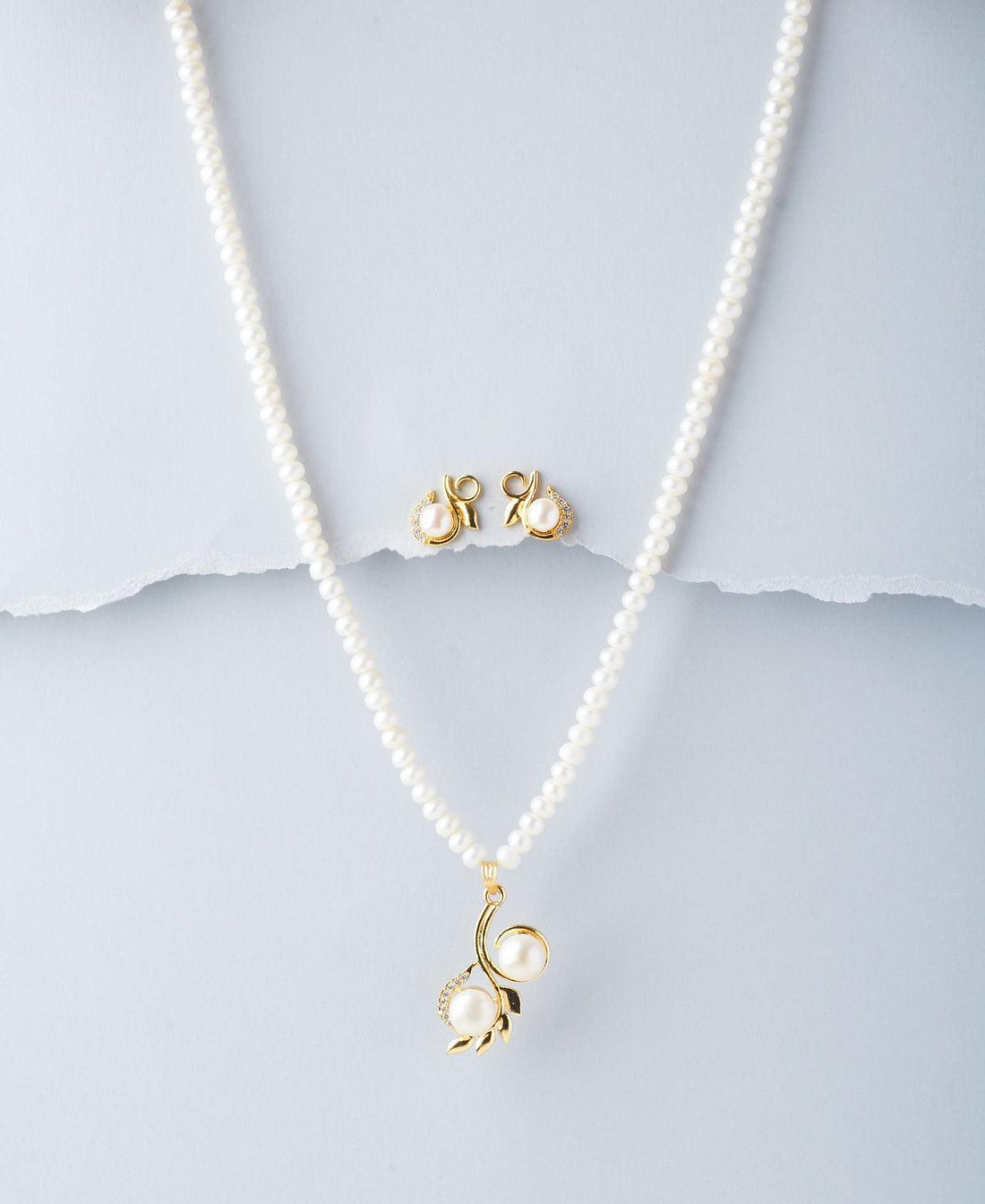 Trendy Real Pearl Necklace Set - Chandrani Pearls