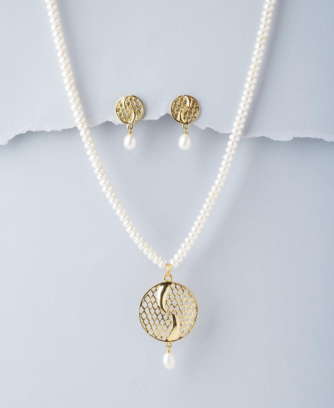 Trendy Real Pearl Necklace Set - Chandrani Pearls
