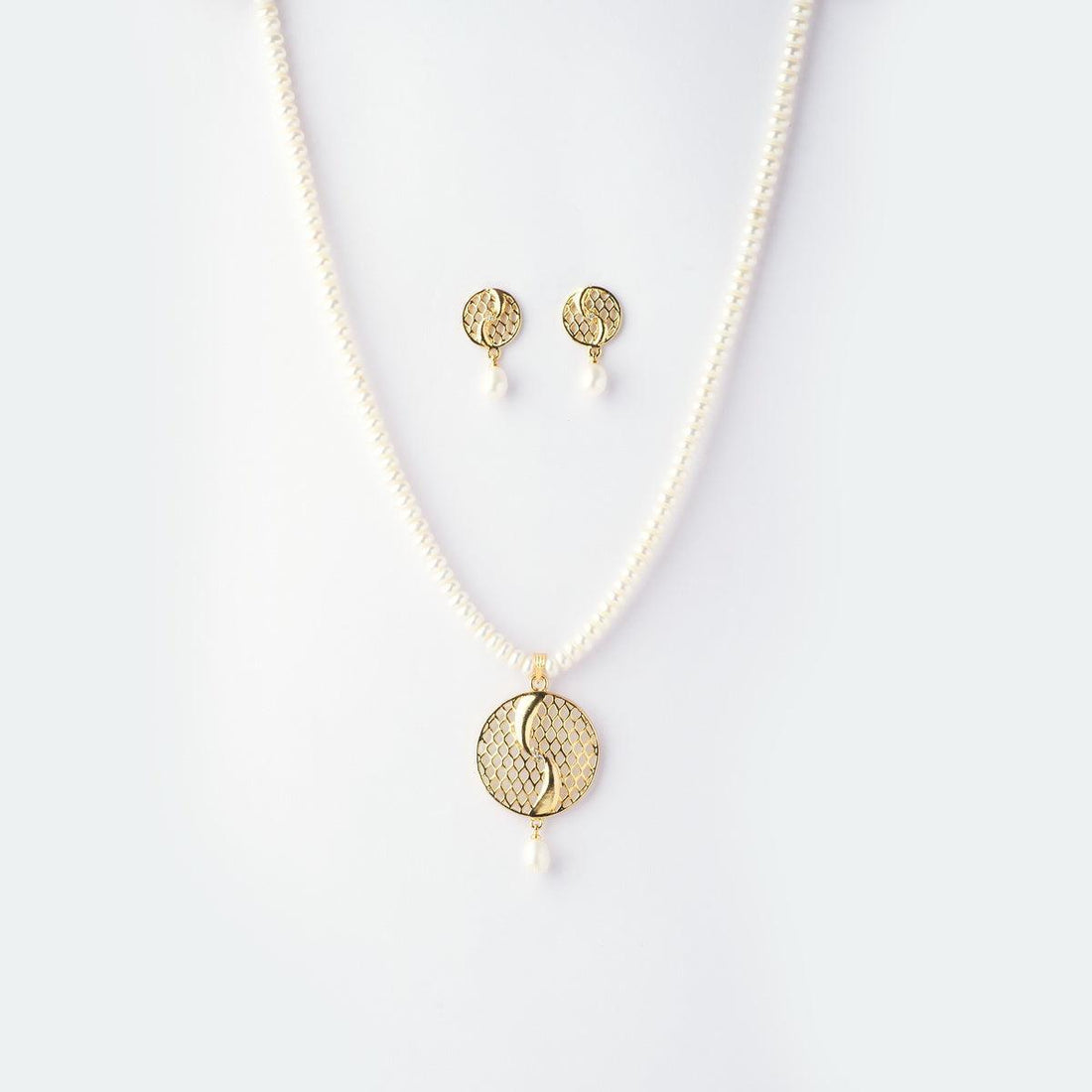 Trendy Real Pearl Necklace Set - Chandrani Pearls