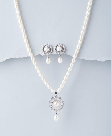 Trendy Real Pearl Necklace Set - Chandrani Pearls