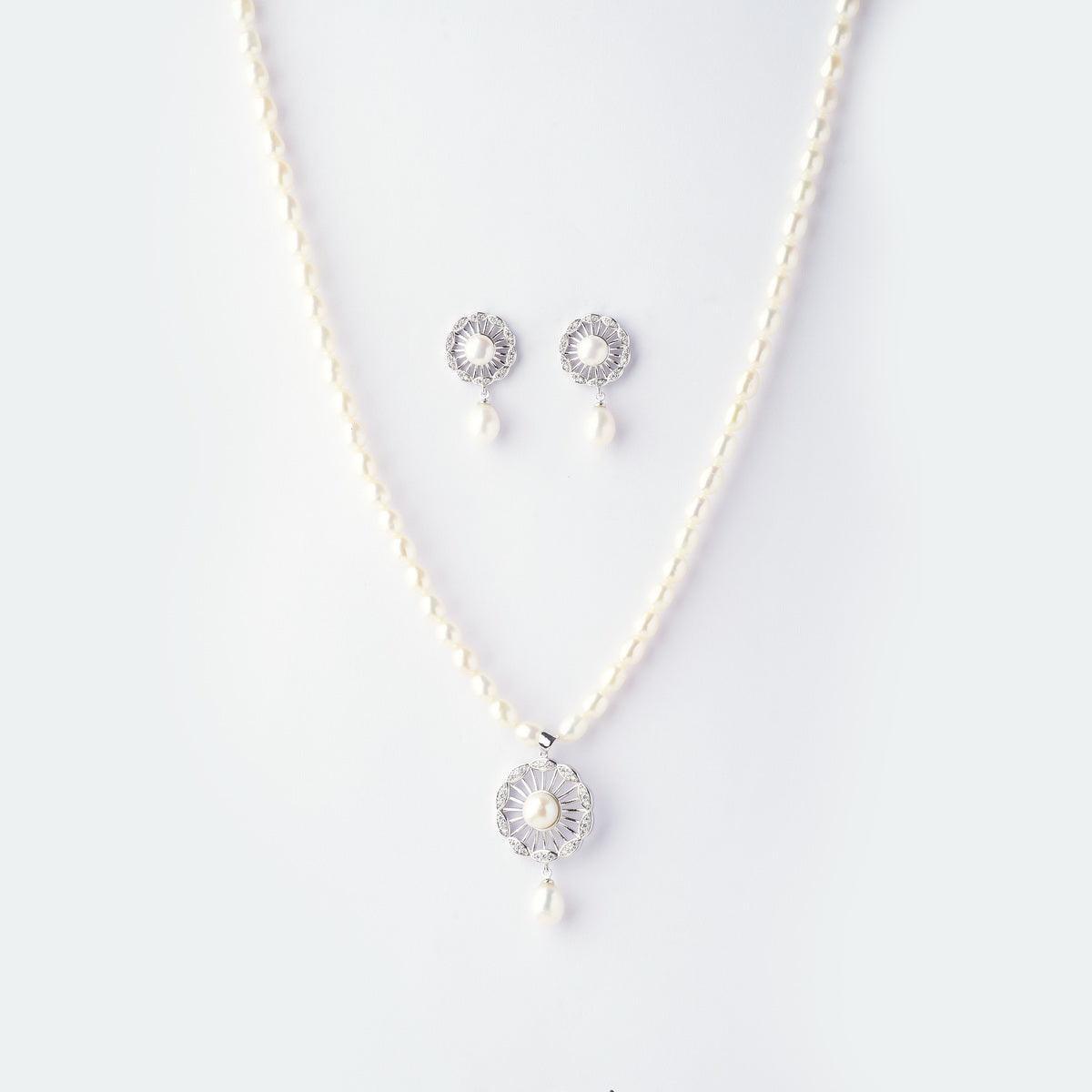 Trendy Real Pearl Necklace Set - Chandrani Pearls