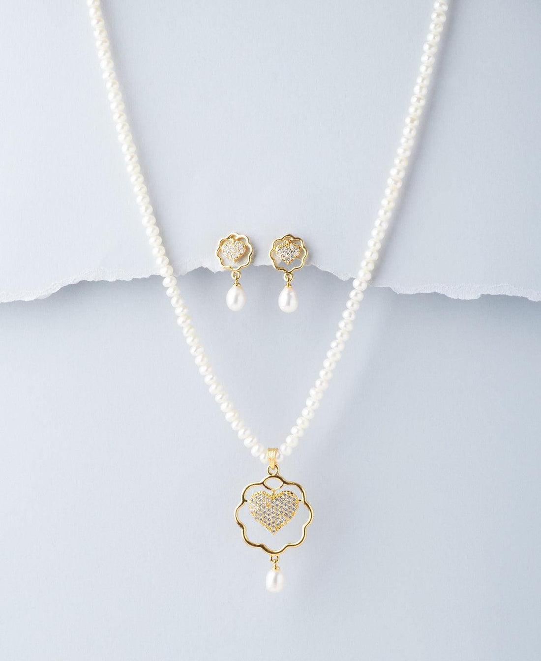 Trendy Real Pearl Necklace Set - Chandrani Pearls