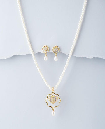 Trendy Real Pearl Necklace Set - Chandrani Pearls
