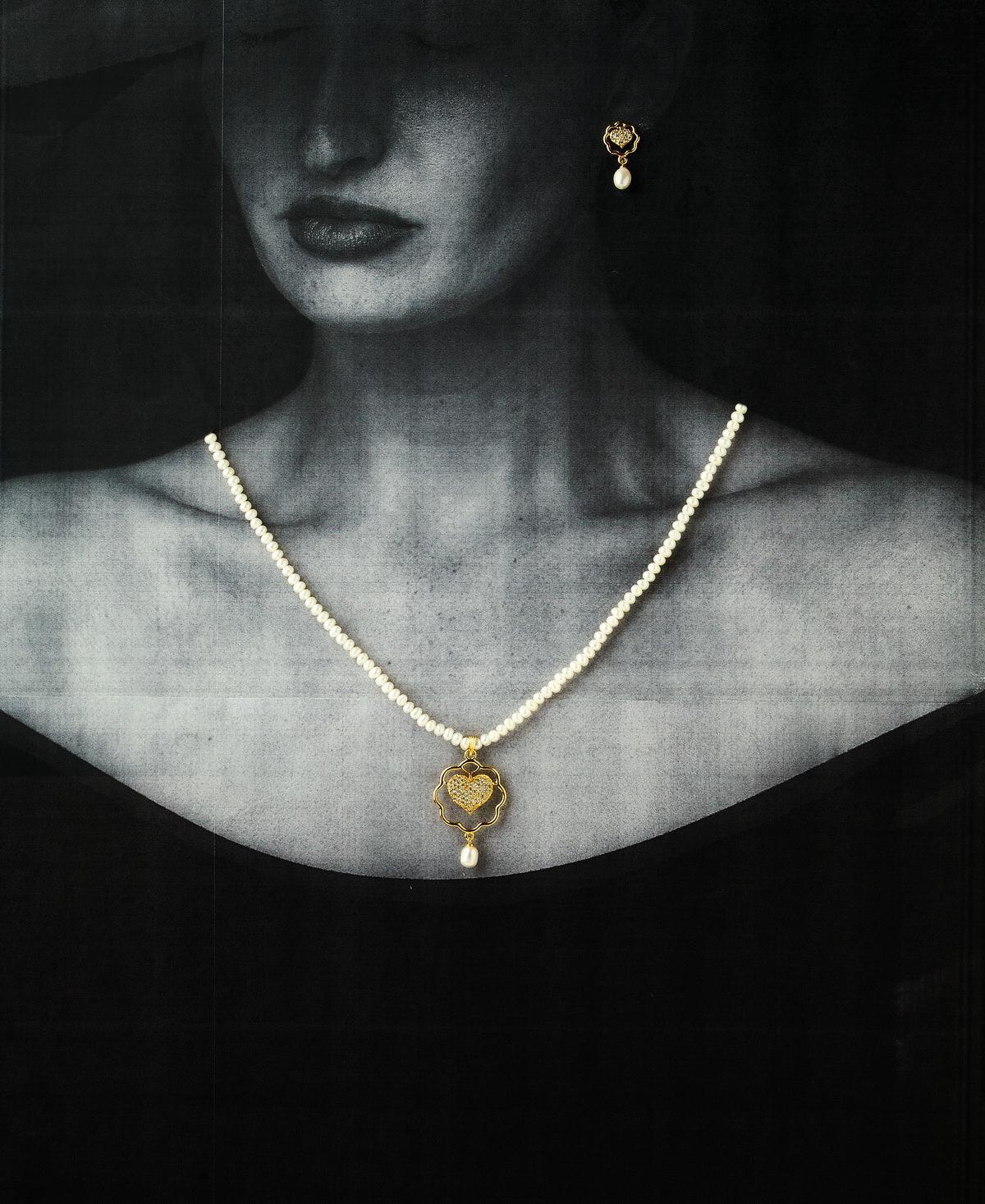 Trendy Real Pearl Necklace Set - Chandrani Pearls