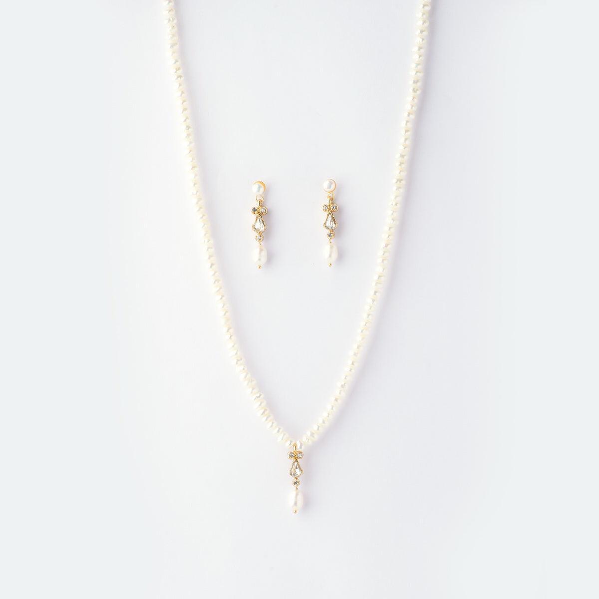 Trendy Real Pearl Necklace Set - Chandrani Pearls