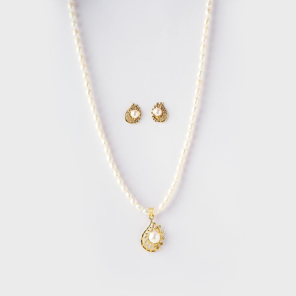 Trendy Real Pearl Necklace Set - Chandrani Pearls