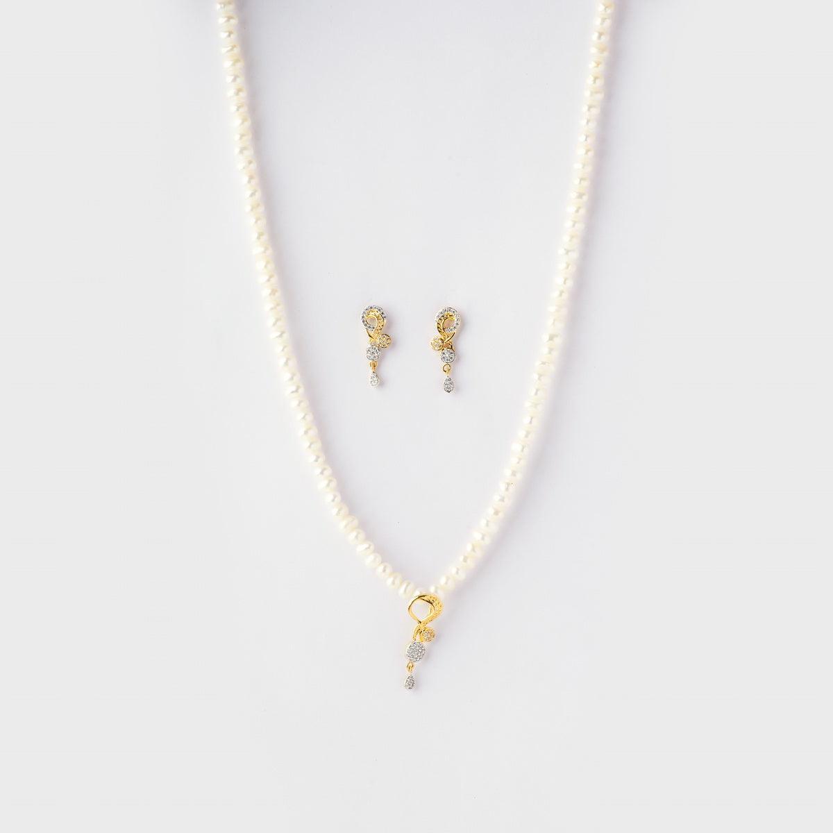 Trendy Real Pearl Necklace Set - Chandrani Pearls