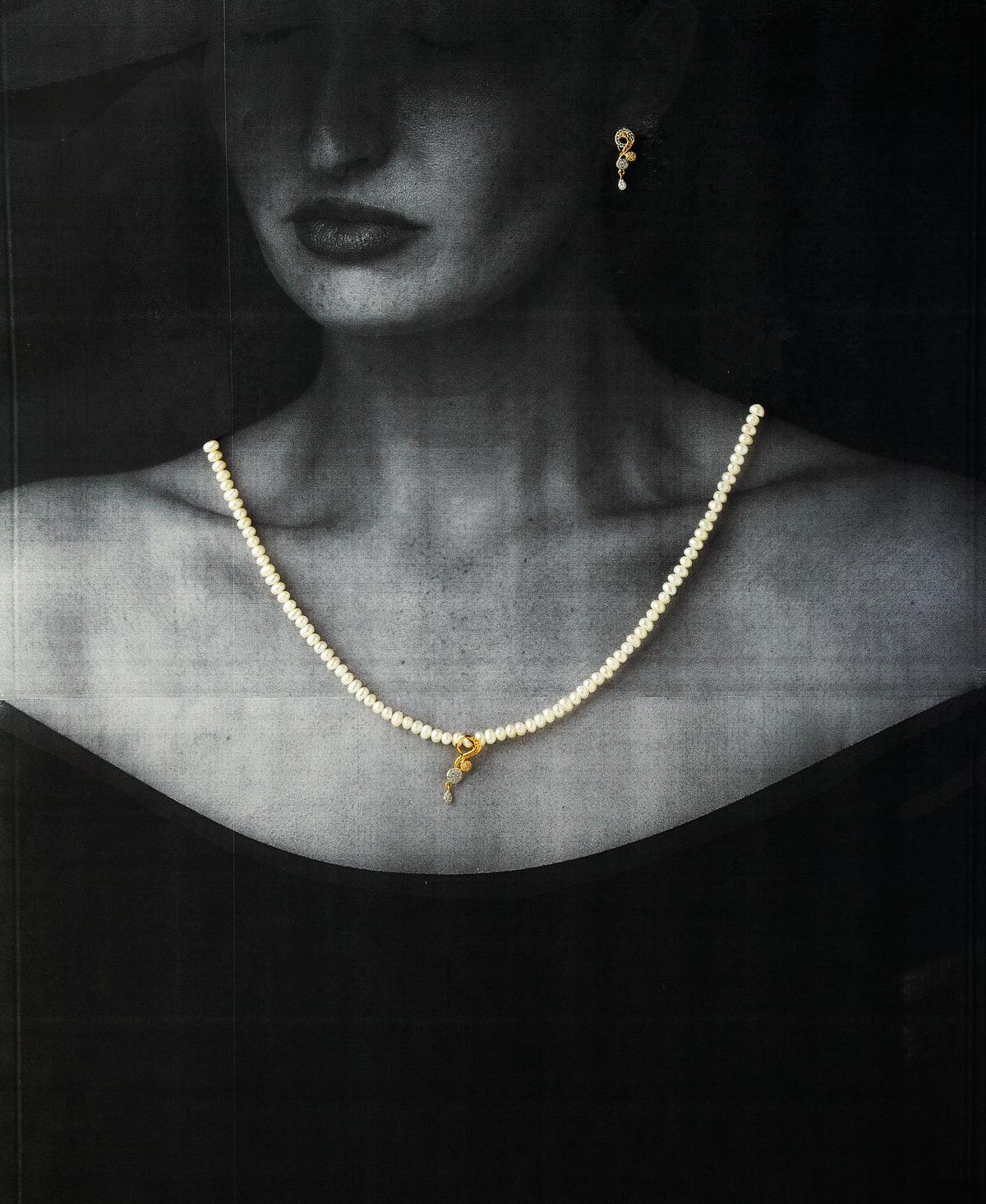 Trendy Real Pearl Necklace Set - Chandrani Pearls