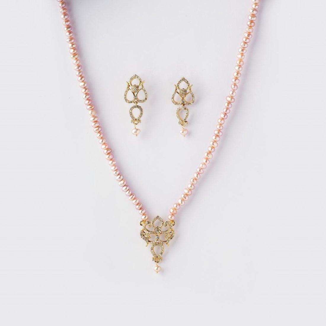 Trendy Real Pearl Necklace Set - Chandrani Pearls