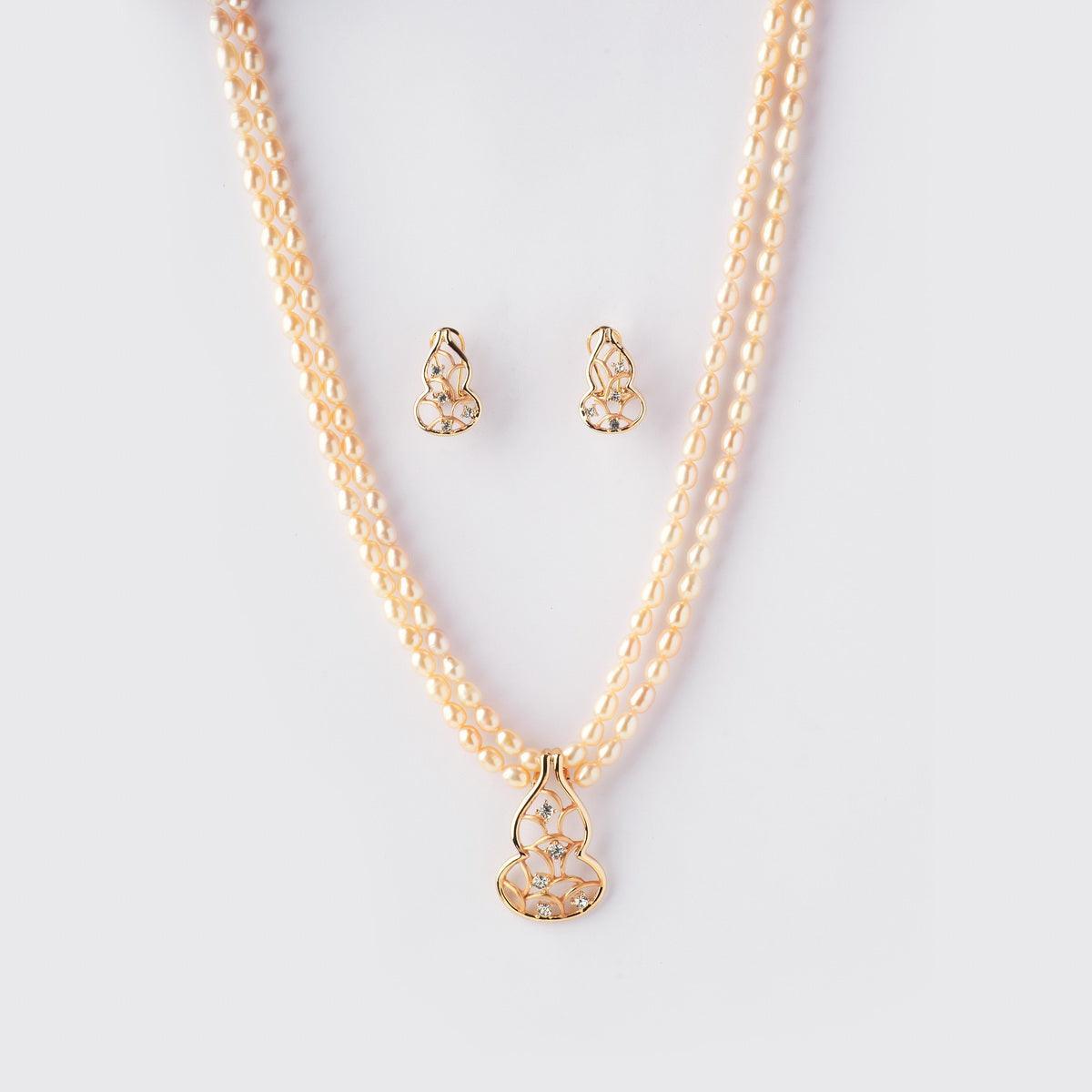 Trendy Real Pearl Necklace Set - Chandrani Pearls