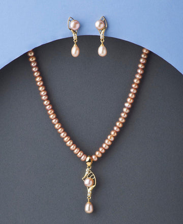 Trendy Real Pearl Necklace Set - Chandrani Pearls