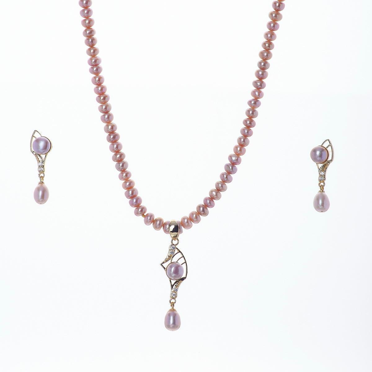 Trendy Real Pearl Necklace Set - Chandrani Pearls
