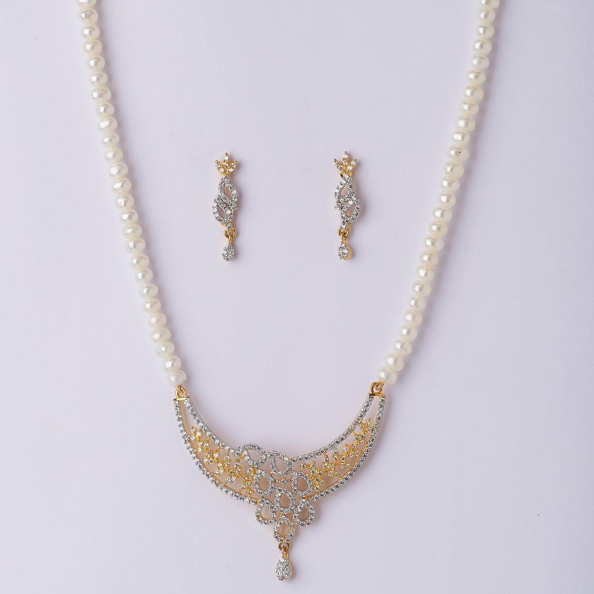 Trendy Real Pearl Necklace Set - Chandrani Pearls