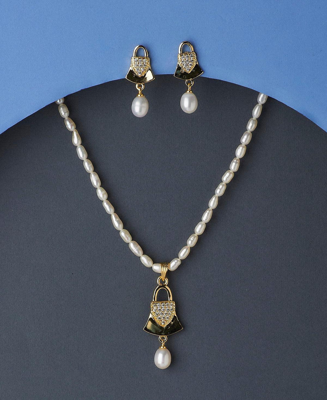 Trendy Real Pearl Necklace Set - Chandrani Pearls