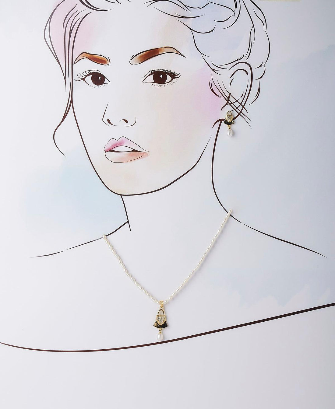 Trendy Real Pearl Necklace Set - Chandrani Pearls