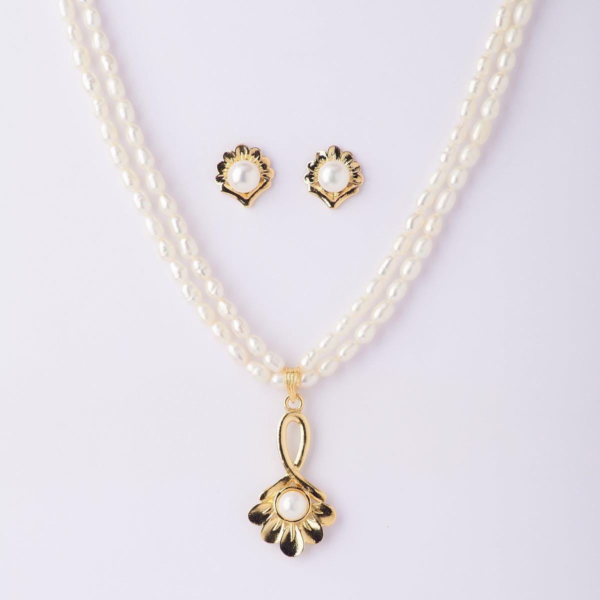 Trendy Real Pearl Necklace Set - Chandrani Pearls