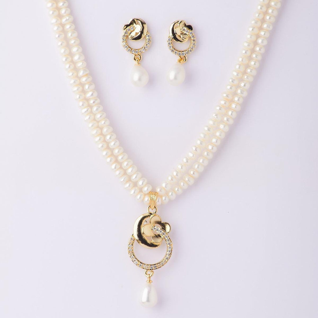 Trendy Real Pearl Necklace Set - Chandrani Pearls
