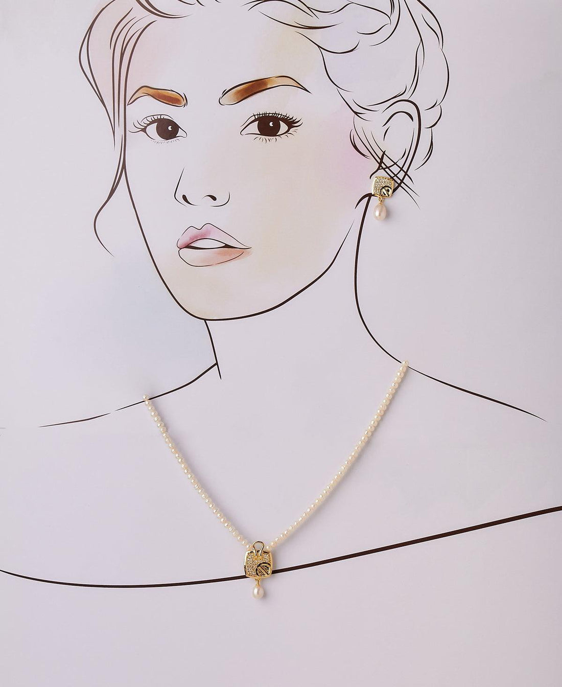 Trendy Real Pearl Necklace Set - Chandrani Pearls