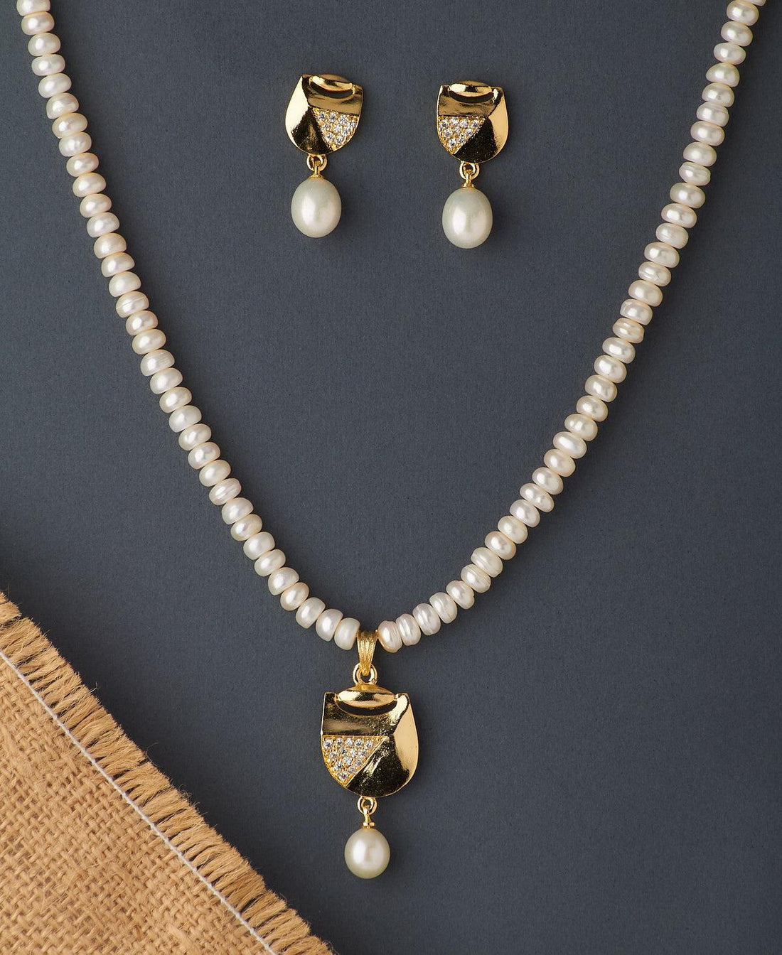 Trendy Real Pearl Necklace Set - Chandrani Pearls
