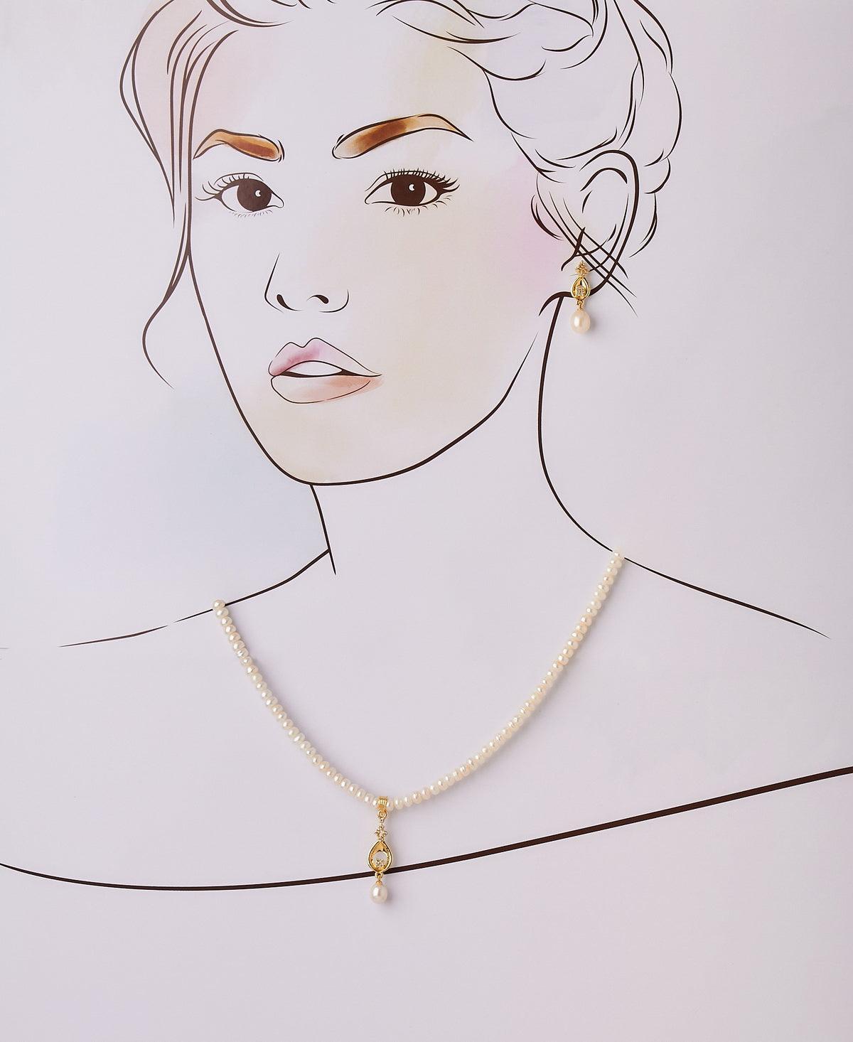 Trendy Real Pearl Necklace Set - Chandrani Pearls