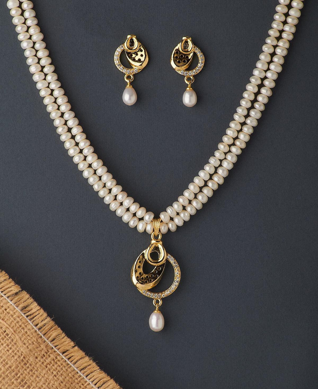 Trendy Real Pearl Necklace Set - Chandrani Pearls