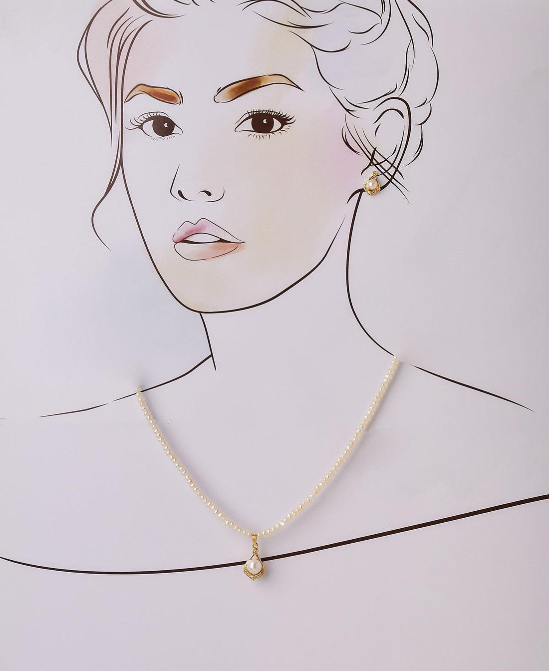 Trendy Real Pearl Necklace Set - Chandrani Pearls