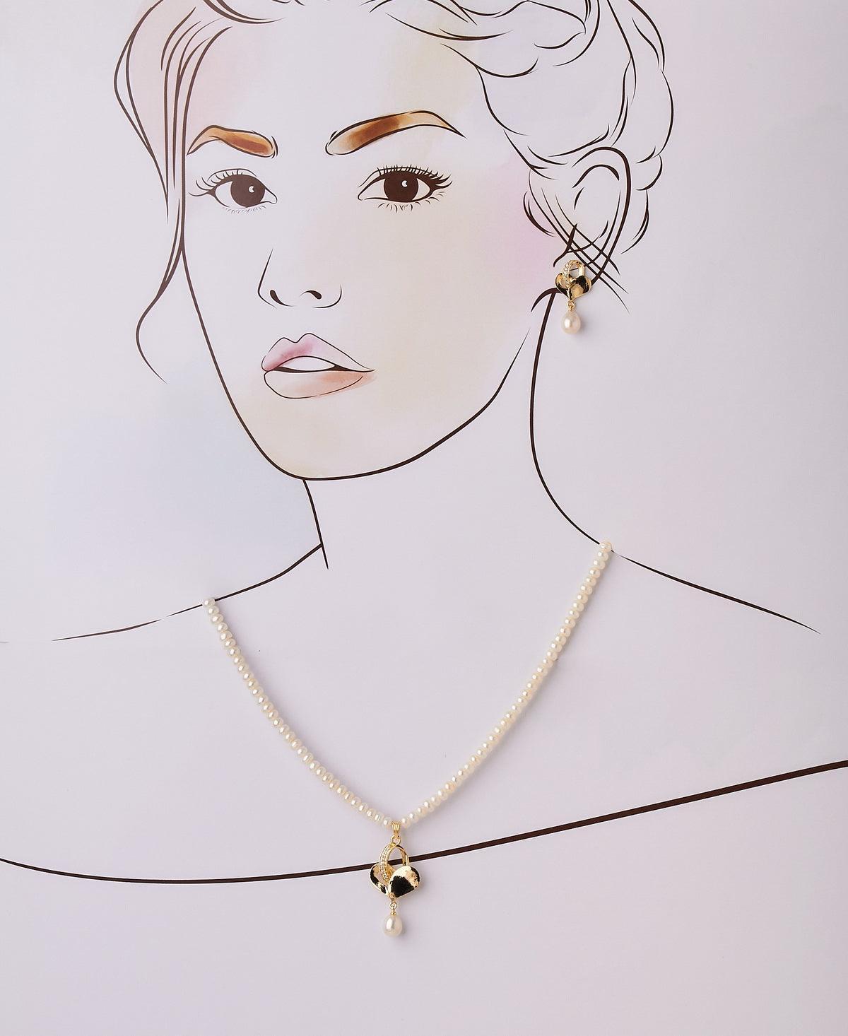 Trendy Real Pearl Necklace Set - Chandrani Pearls