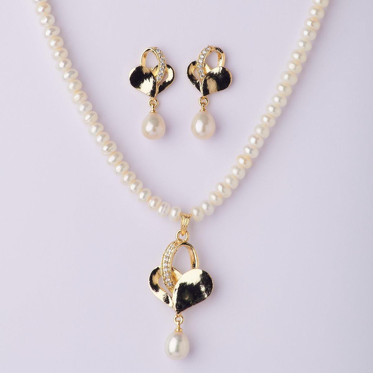Trendy Real Pearl Necklace Set - Chandrani Pearls