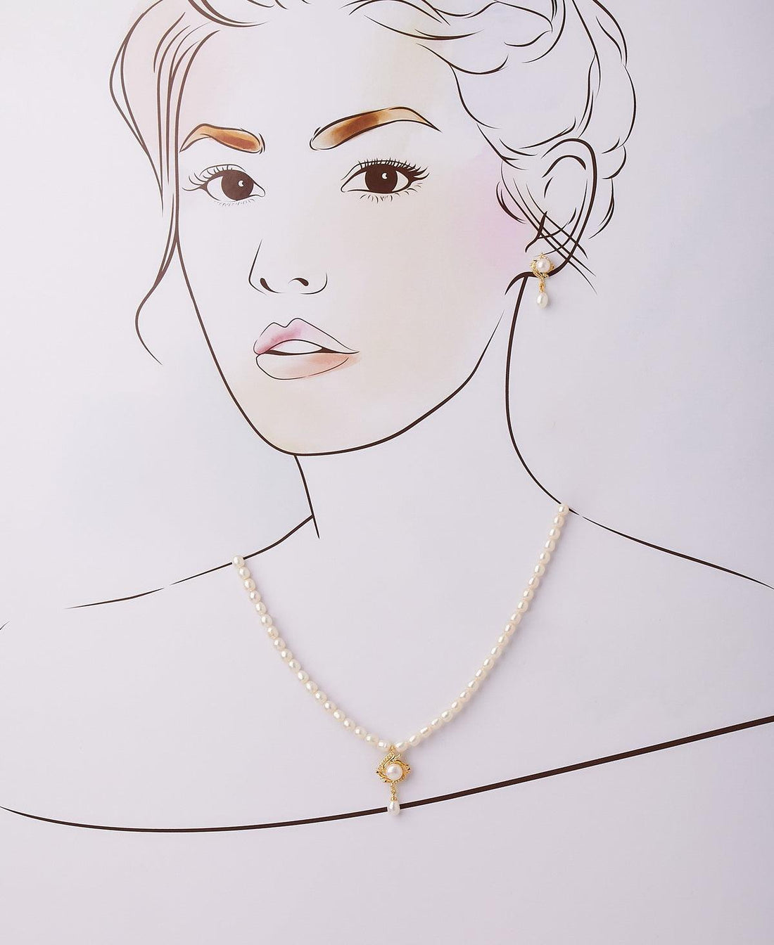 Trendy Real Pearl Necklace Set - Chandrani Pearls
