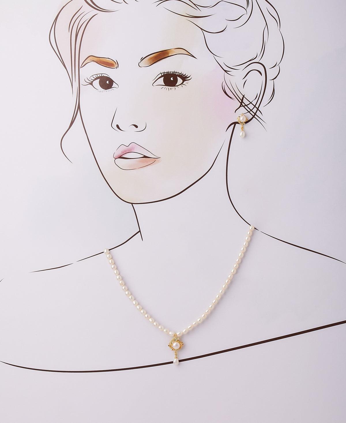 Trendy Real Pearl Necklace Set - Chandrani Pearls