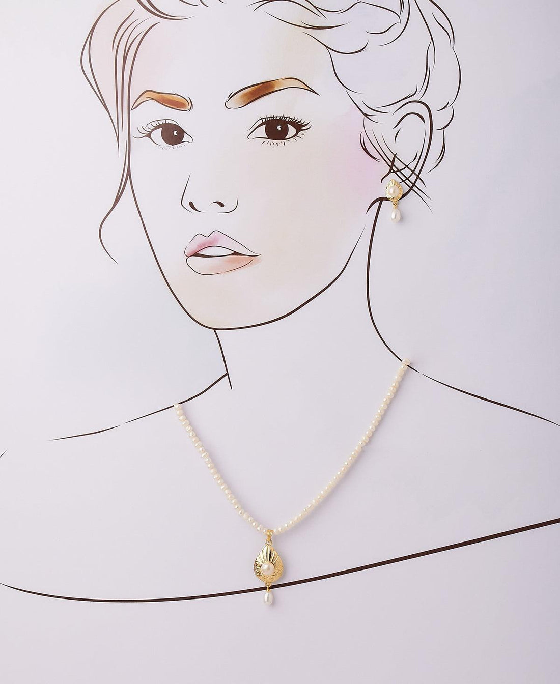 Trendy Real Pearl Necklace Set - Chandrani Pearls