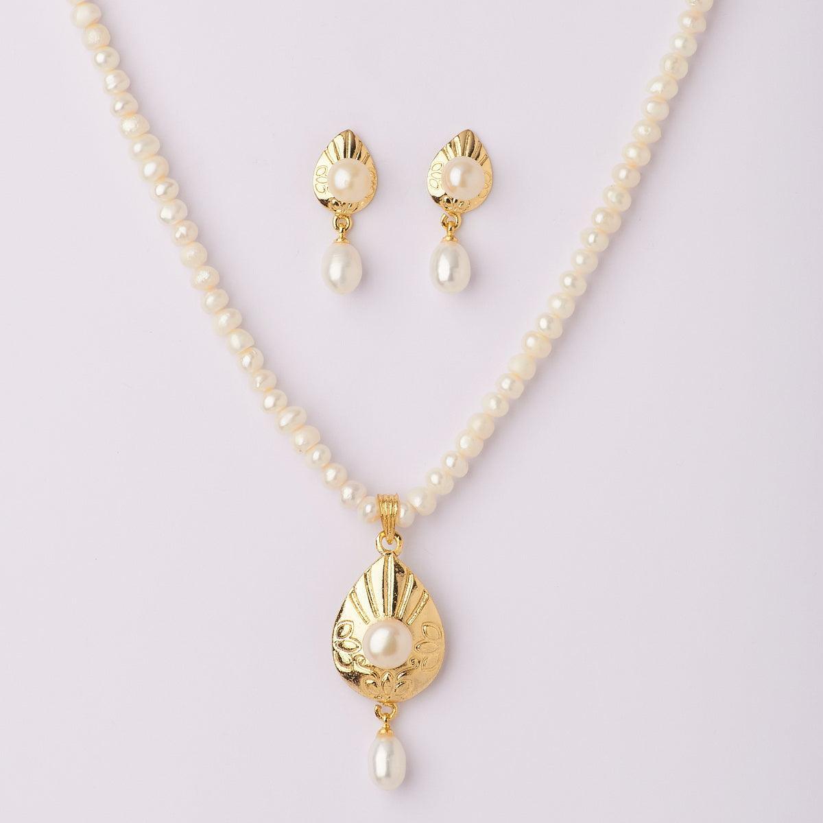 Trendy Real Pearl Necklace Set - Chandrani Pearls
