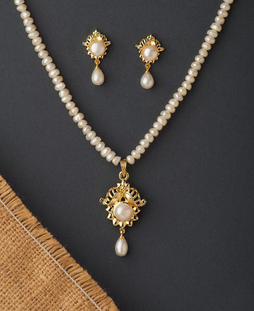 Trendy Real Pearl Necklace Set - Chandrani Pearls