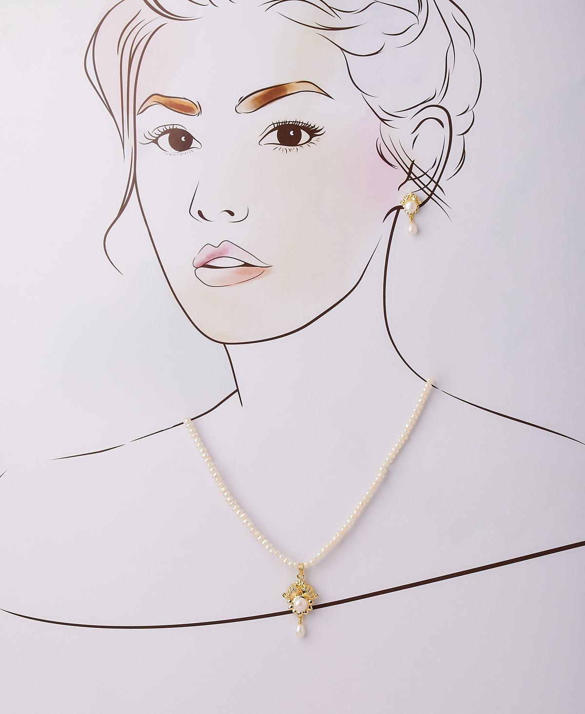 Trendy Real Pearl Necklace Set - Chandrani Pearls