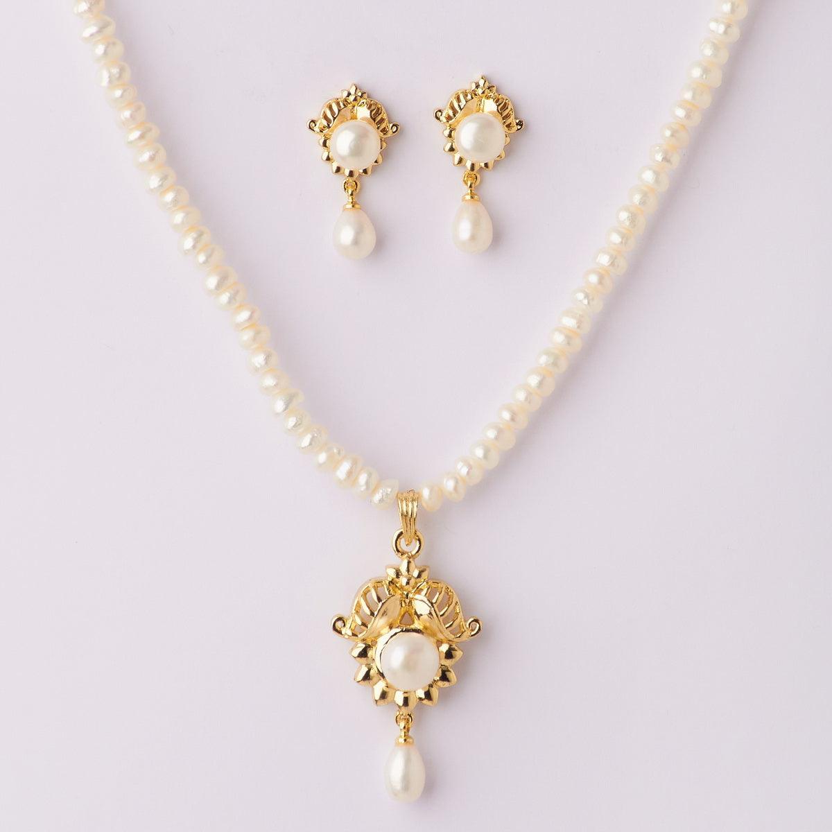 Trendy Real Pearl Necklace Set - Chandrani Pearls